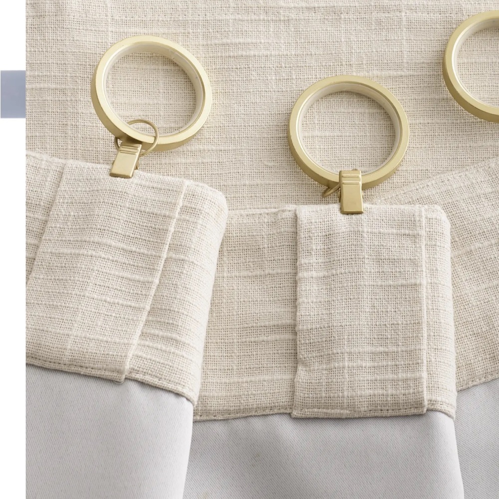 Quince Cotton Slub Room Darkening Curtains - Picture 4 of 9